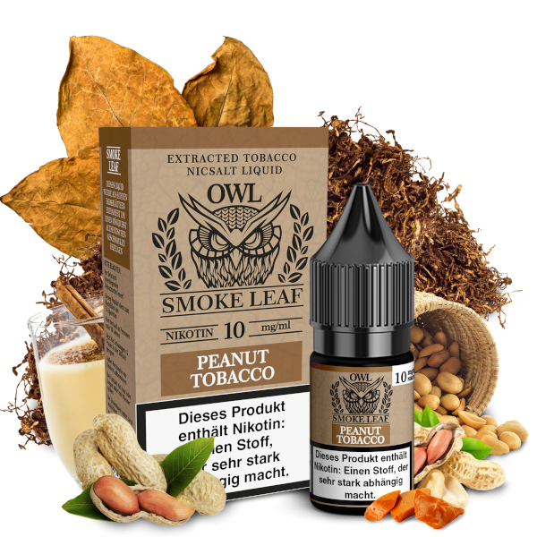 Peanut Tobacco - OWL Smoke Leaf Nikotinsalz