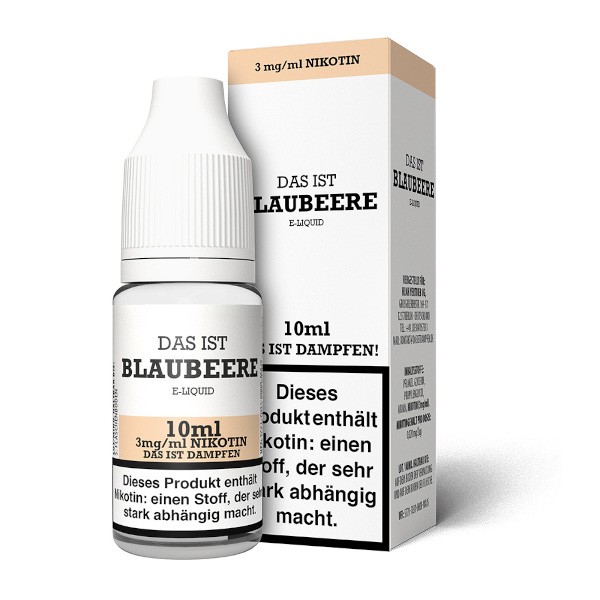 Blaubeere - Das ist Dampfen E-Liquid