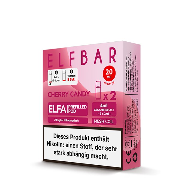 Cherry Candy / Cherry - ELF BAR ELFA POD 20mg (2x)