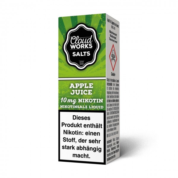 Apple Juice Overdosed - Cloudworks Nikotinsalz