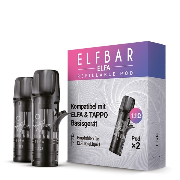 Refillable Pod - Leerpod ELFBAR ELFA 2ml (2x)