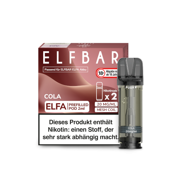 Cola - ELF BAR ELFA POD 20mg (2x)