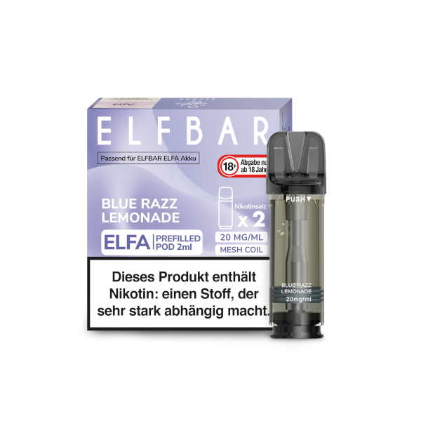 Blue Razz Lemonade - ELF BAR ELFA POD 20mg (2x)