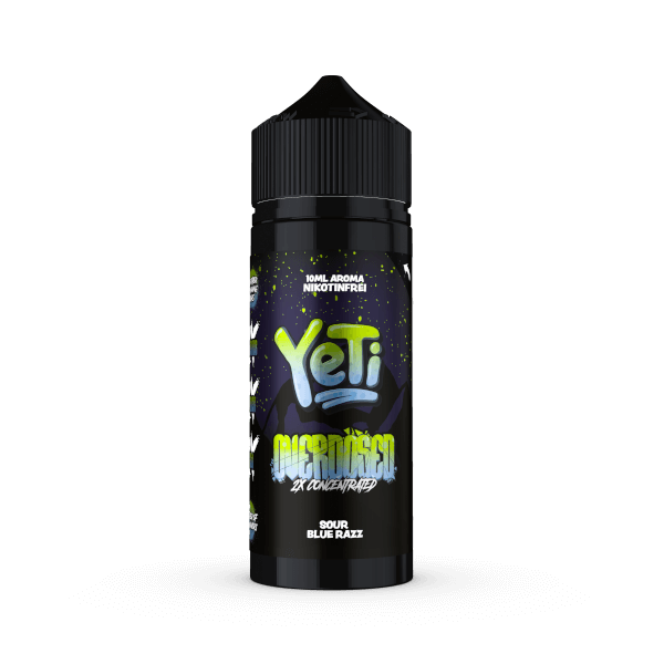 Sour Blue Razz - Yeti Overdosed Aroma 10ml