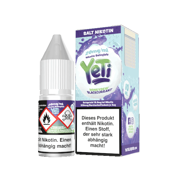 Honeydew Blackcurrant - Yeti Nikotinsalz