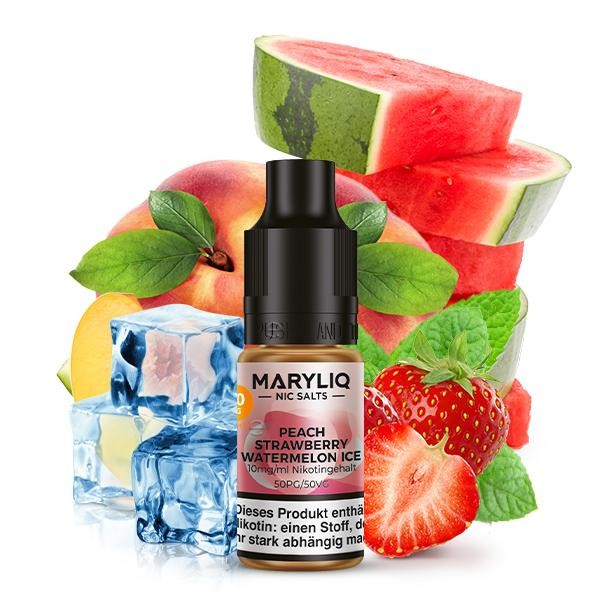 Peach Strawberry Watermelon Ice - MARYLIQ Nikotinsalz